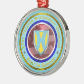 21e TSC kerstmis Metalen Ornament (Links)