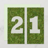 21e uitnodiging (Voorkant / Achterkant)