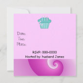 21e uitnodiging van de partij van Birthday (Achterkant)