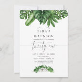 21e uitnodiging van de Tropische Groene Partij (Voorkant)