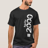 21e Verjaardag 2000 Naam Legends  Distressed T-shirt (Voorkant)