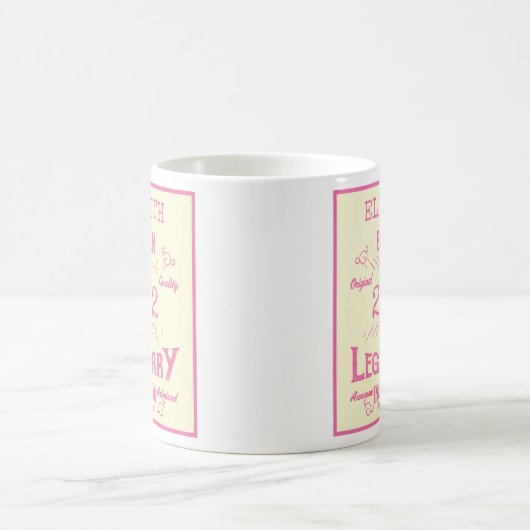 21e verjaardag 2002 Legend Soft Pink Koffiemok (Center)