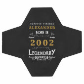 21e verjaardag 2002 Monogram naam Legendary Voetbal (Enkel)