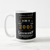 21e Verjaardag 2005 Legendarische Retro Koffiemok (Links)