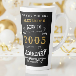 21e Verjaardag 2005 Legendarische Retro Latte Mok