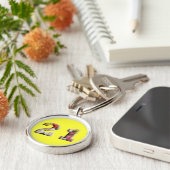 21e verjaardag 21 jaar milestone Sleutelhanger (Zijkant)