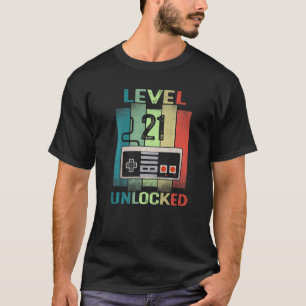 21e verjaardag 21 jaar onvergrendelde videoband t-shirt