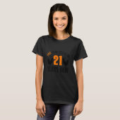 21e verjaardag 21 jaar oude kip t-shirt (Voorkant volledig)