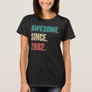 21e verjaardag 21 jaar oude Vintage 2002 T-shirt