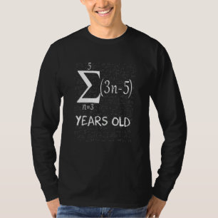 21e Verjaardag 21e Wiskunde rekenkundige suite T-shirt