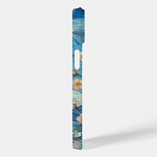 21e verjaardag Amandelbloesem blauw-crème Case-Mate iPhone Case (Achterkant / Rechts)