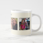 21e verjaardag Amandelbloesem blauw-crème Grote Koffiekop (Rechts)