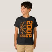 21E VERJAARDAG BASKETBAL LIMITED EDITION 2002 T-SHIRT (Voorkant volledig)