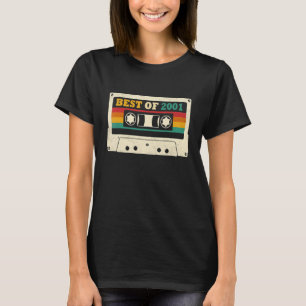 21e verjaardag Best of 2001 Cassettebandje 21 jaar T-shirt