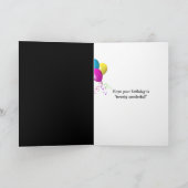 21e Verjaardag Bier Mok Kaart (Binnen)