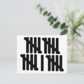 21e verjaardag briefkaart (Staand voorkant)