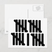 21e verjaardag briefkaart (Voorkant / Achterkant)