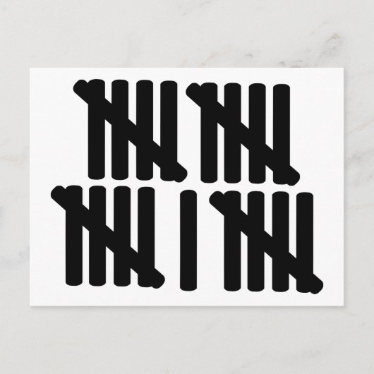 21e verjaardag briefkaart (Voorkant)