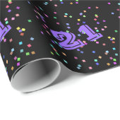 21e verjaardag cadeaupapier (Rol Hoek)