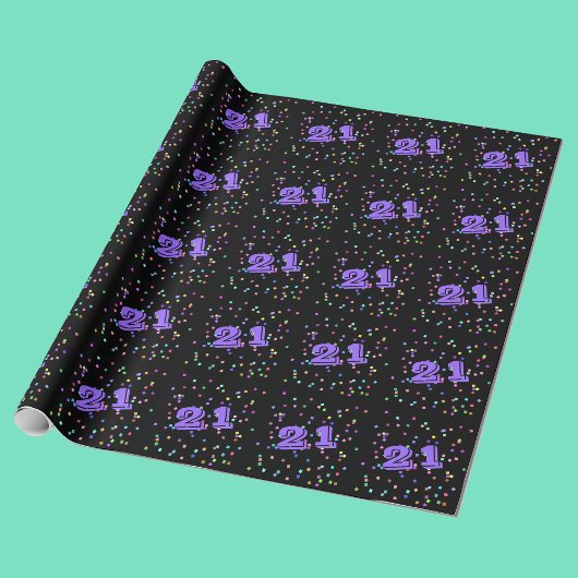 21e verjaardag cadeaupapier