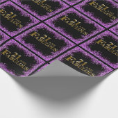 21e verjaardag  cadeaupapier (Hoek)