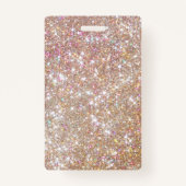 21e verjaardag Champagne Glitter VIP Badge (Achterkant)