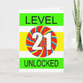 21e verjaardag computergamer kaart (Voorkant)