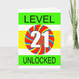 21e verjaardag computergamer kaart