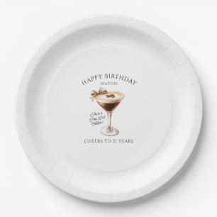 21e verjaardag Custom Paper Bord Espresso Martini