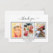 21e verjaardag dank je wel voor het script bedankkaart (Voorkant / Achterkant)