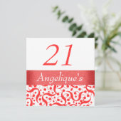 21e verjaardag elegant elke leeftijdse viering kaart (Staand voorkant)