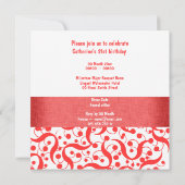 21e verjaardag elegant elke leeftijdse viering kaart (Achterkant)