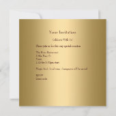 21e verjaardag Elegant Zebra Gold Pearl Jewels Kaart (Achterkant)