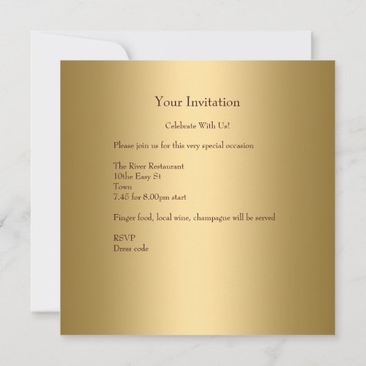 21e verjaardag Elegant Zebra Gold Pearl Jewels Kaart (Achterkant)