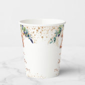 21e verjaardag eucalyptus greenery glitter monogra papieren bekers (Links)