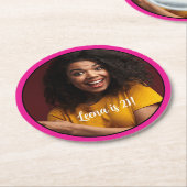 21e verjaardag foto Lijst Onderzetter (Gebogen)