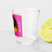 21e verjaardag foto Lijst Shot Glas (Rechts)