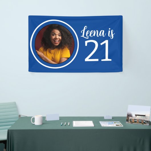 21e verjaardag foto Lijst Spandoek (Beurs)