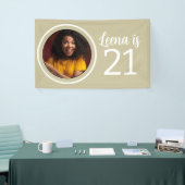 21e verjaardag foto Lijst Spandoek (Beurs)