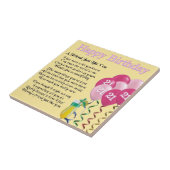 21e verjaardag - Friend Poem Tile Tegeltje (Zijkant)