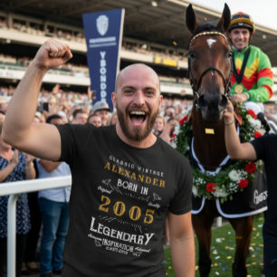 21e verjaardag Geboren in 2000 Legende Gepersonali T-shirt