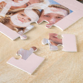 21e verjaardag glitter druppelt foto roos gouden r legpuzzel (Zijkant)