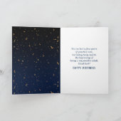 21e verjaardag Gold Mylar ballon en Confetti-kaart Kaart (Binnen)