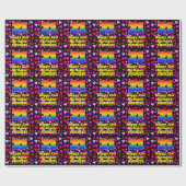 21e verjaardag: Het liefhebbende Kunstpatroon, Reg Cadeaupapier (Vlak)