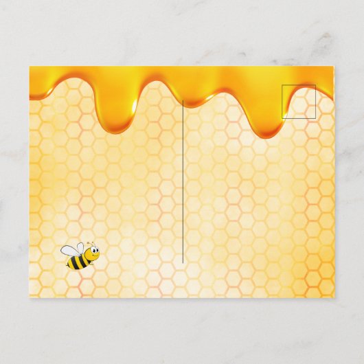 21e verjaardag hommels briefkaart (Achterkant)