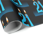 21e verjaardag kaarsen met oogballen cadeaupapier (Rol Hoek)