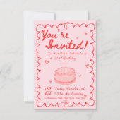 21e verjaardag kaart (Voorkant)