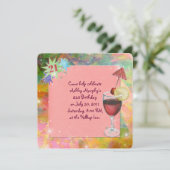 21e verjaardag kaart (Staand voorkant)