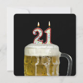 21e verjaardag kaart (Voorkant)