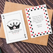 21e verjaardag King of Spades Casino Poker Kaart